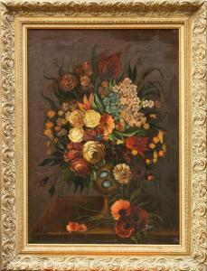 MARWAL,Still Life with Flowers,Clars Auction Gallery US 2011-06-11