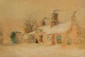 Marwood E,Country cottage with figures,1900,Golding Young & Mawer GB 2018-01-31