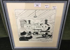 MARWOOD Timothy 1954-2008,Thomas the Tank Engine,1989,Rowley Fine Art Auctioneers GB 2019-11-09
