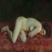 MARX Ernst Bernard 1864,Reclining nude,Bruun Rasmussen DK 2011-07-04