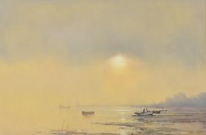 MARX Ignatius 1962,Hazy Coastal Scene,5th Avenue Auctioneers ZA 2024-02-18