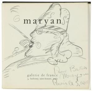 MARYAN 1927-1977,Figure,1965,Tiroche IL 2024-04-21