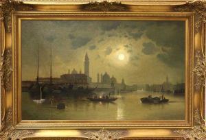 MARZELLI F,Venice by Moonlight,Clars Auction Gallery US 2010-03-13