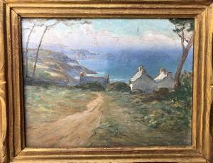 MARZIN Alfred 1880-1943,Vue de côte habite,Adjug'art FR 2023-07-25