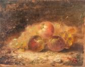 MARZO ANTOINE 1852-1946,still life, fruits in basket,888auctions CA 2022-05-19