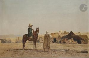 MARZOCCHI DE BELLUCI Numa 1846-1930,Paysage oriental,1879,Ader FR 2021-11-25