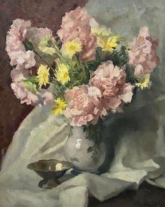MARZORATI Carlo 1894-1958,Still Life of Roses and Wildflowers in a Va,Duggleby Stephenson (of York) 2024-01-05