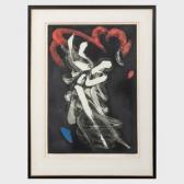 MASAMI Nakayama 1898-1979,Dance of Flame,1962,Stair Galleries US 2020-01-10