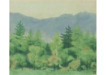 MASAMOTO Mori 1912,Landscape,Mainichi Auction JP 2020-07-18