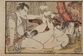 MASANOBU Kitao 1761-1816,Shunga scene,Eldred's US 2014-08-13