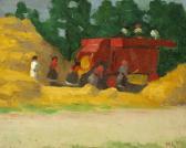 MASARYK Herbert 1880-1915,Red Threshing Machine,Palais Dorotheum AT 2013-11-23