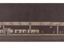 MASAYOSHI AIGASA,At station: Night,1998,Mainichi Auction JP 2021-04-09
