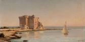 MASCARELLI César 1845-1904,Paysage marin sur la Côte d\’Azur,Damien Leclere FR 2019-03-02