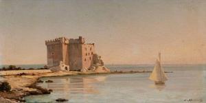 MASCARELLI César 1845-1904,Paysage marin sur la Côte d\’Azur,Damien Leclere FR 2019-03-02