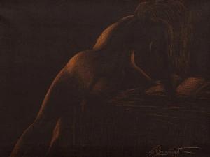 MASCETTI E 1900,Sensual Nude from Behind,1971,Auctionata DE 2016-08-10
