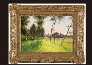 MASCRÉ Oscar Louis 1865-1943,Landscape,Mainichi Auction JP 2009-03-20