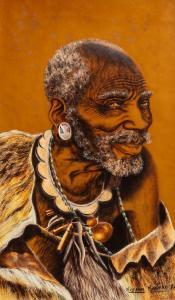 MASEKO Mizraim 1927,Zulu Medicine Man,1984,5th Avenue Auctioneers ZA 2022-04-24