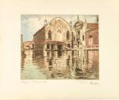 MASELLI Augusto 1882-1957,Venezia la Misericordia. Antico portone.,Gonnelli IT 2013-12-12