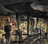 MASEREEL Frans 1889-1972,La vespasienne sous le métro,1926,Bonhams GB 2020-10-15