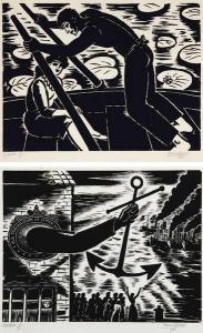 MASEREEL Frans 1889-1972,Le passeur,1952,Bernaerts BE 2015-10-28