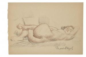 MASHKOV Ilya Ivanovich 1881-1944,Femme nue,1910,Eric Caudron FR 2023-03-31