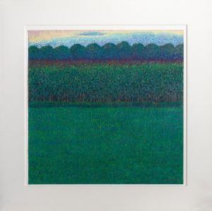 MASI Oliviero 1949,Dark Green Field,1980,Ro Gallery US 2024-03-23