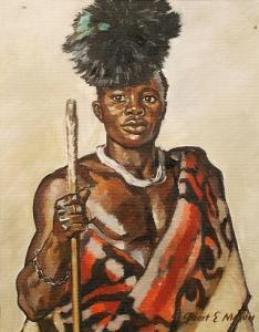 MASON Albert E. 1895-1950,Portrait of a tribesman,Bonhams GB 2010-10-26