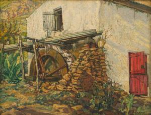 MASON Albert E. 1895-1950,Waterkloof Mill,1943,Strauss Co. ZA 2023-05-15