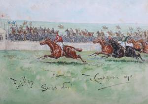 MASON Finch 1850-1915,Georgic wins the Cambridgeshire,1898,Tooveys Auction GB 2024-01-24