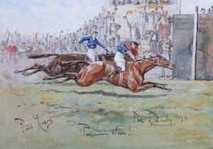 MASON Finch 1850-1915,Persimmon Wins The Derby,1896,Tooveys Auction GB 2024-01-24