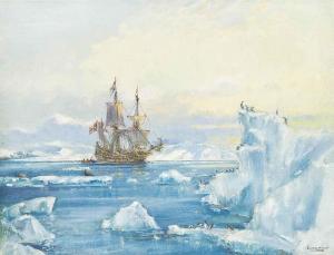 MASON Frank Henry 1875-1965,The Neptunus in Arctic,Christie's GB 2014-11-12