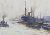 MASON Frank 1900-1900,Shipping on the River Thames,1998,Woolley & Wallis GB 2008-07-16