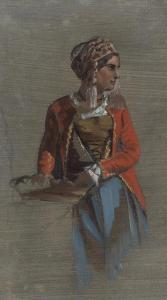 MASON George Heming 1818-1872,A Roman Peasant Girl,Christie's GB 2009-11-18