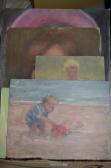 Mason William,Child on a beach and other scenes,Lawrences of Bletchingley GB 2022-02-01