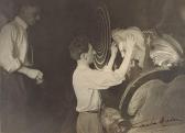 MASOUR Sasha 1897-1972,Jean Cocteau qui arrange la coiffure de l'Hermaphr,c. 1930,Osenat 2023-11-08