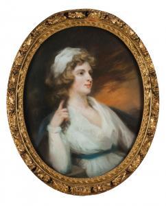 MASQUERIER John James 1778-1855,A lady's portrait,1834,Veritas Leiloes PT 2020-10-13