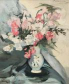 MASRIERA VILA Frederico 1890-1943,Still life with flowers in a vase,1939,Woolley & Wallis 2021-12-07