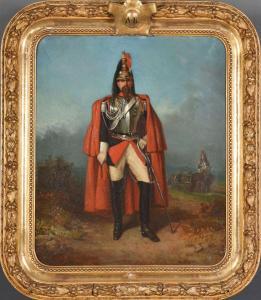 MASSÉ Emmanuel Auguste 1818-1881,Officier de CUIRASSIERS de la GARDE IMPERIALE d,1855,Conan-Auclair 2022-06-02