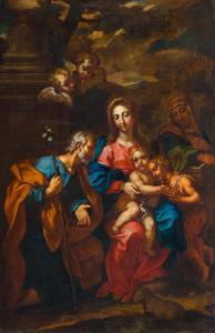 MASSAROTTI Angelo 1645-1732,The Holy Family,1719,Galerie Koller CH 2018-03-23