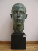 MASSART Robert 1892-1955,Buste de jeune homme sur socle en bois,Campo & Campo BE 2011-05-30