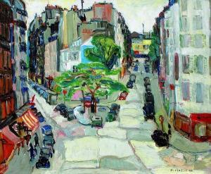 MASSE Micheline 1900-1900,Rue de Paris,1958,Blanchet FR 2011-06-15