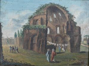 MASSELLI TOMMASO 1700-1700,The Pantheon, The Arch of Janus, The Temple of Min,Bonhams GB 2014-07-09