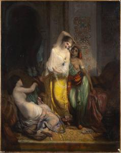 MASSENOT Charles Antoine Aug. 1821-1871,Le collier de perles,1852,Artprecium FR 2021-03-22