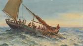 MASSEY Frederick 1800-1900,Pulling in the Net,David Lay GB 2017-01-26