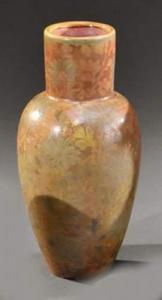 MASSIER Delphin 1836-1907,Vase de forme ovoïde à col droit épaulé,Aguttes FR 2009-12-11