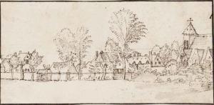 MASSIJS Cornelis 1510-1556,View of a village,Christie's GB 2014-12-10