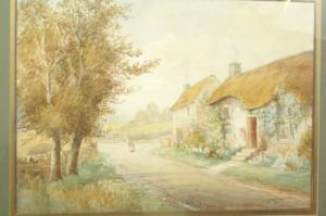 MASSINGHAM E,The Gated Road, from Baslow to Chatswo,1915,Bamfords Auctioneers and Valuers 2007-12-12
