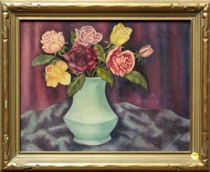 MASSOLETTI H,Floral Still Life,Clars Auction Gallery US 2009-03-07