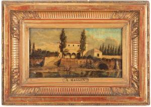 MASSON Alphonse Charles 1814-1898,Coppia di paesaggi,Wannenes Art Auctions IT 2023-05-18