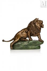 MASSON Clovis Edmond 1838-1913,Lion rugissant,Millon & Associés FR 2024-02-01